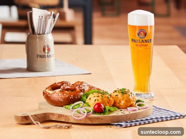 Beer and Pretzel Snack