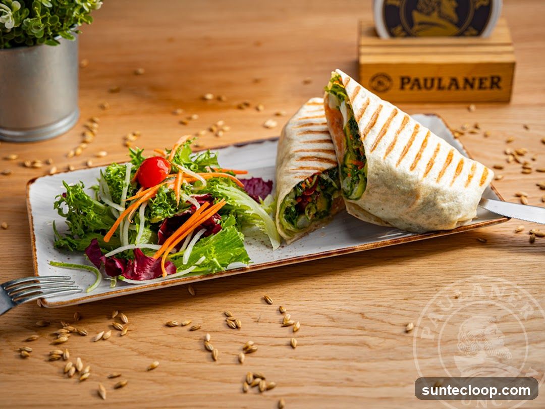 Wrap and Salad