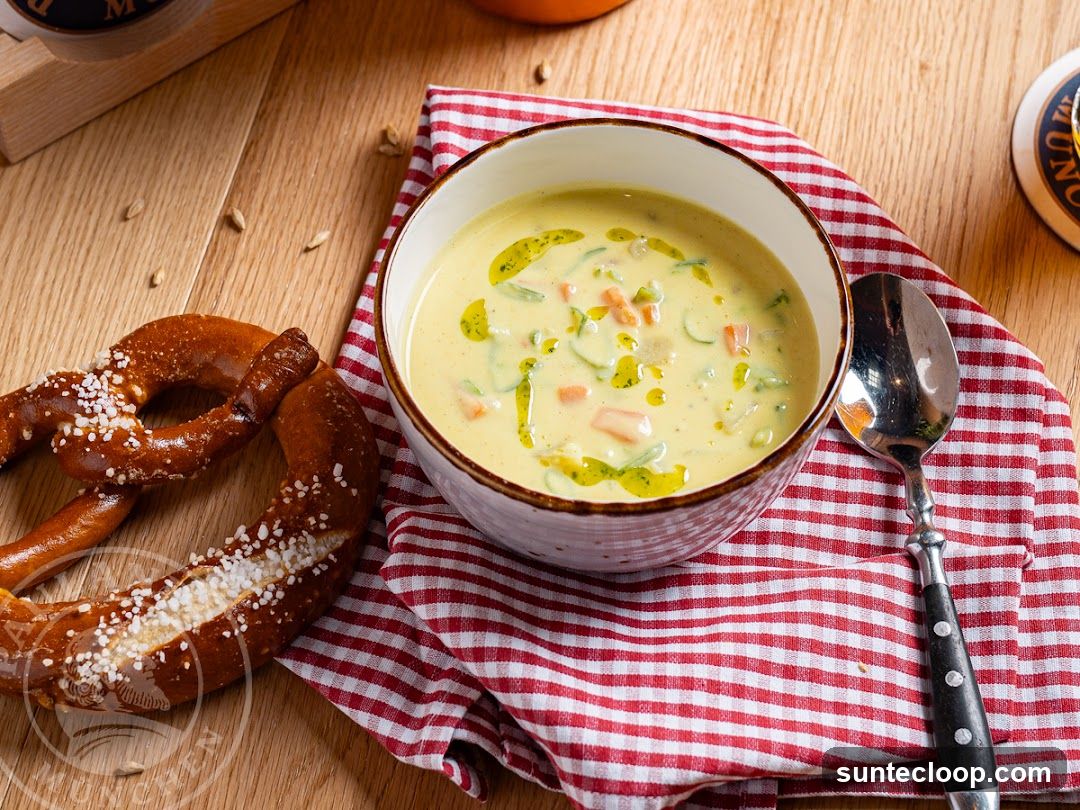 Soup and Pretzel