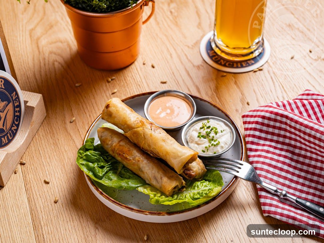 Spring Rolls with Dips