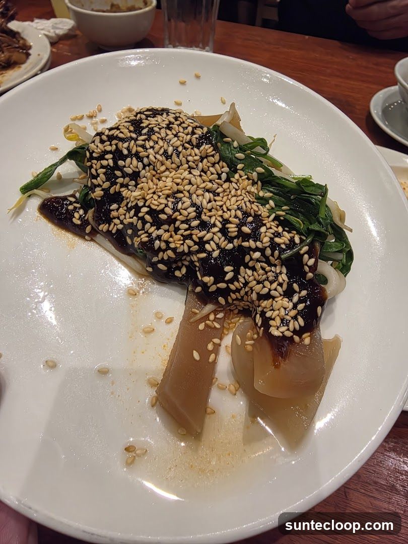 Sesame Seed Topped Dish