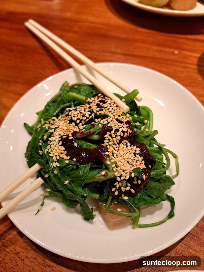 Vegetable Dish with Sesame Seeds