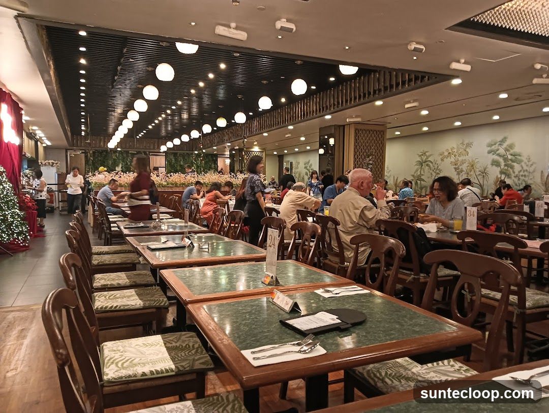 Restaurant Interior with Diners