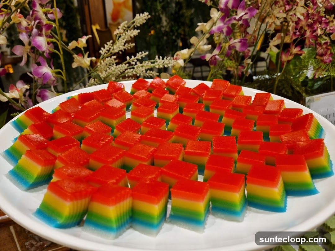 Rainbow Jelly Desserts