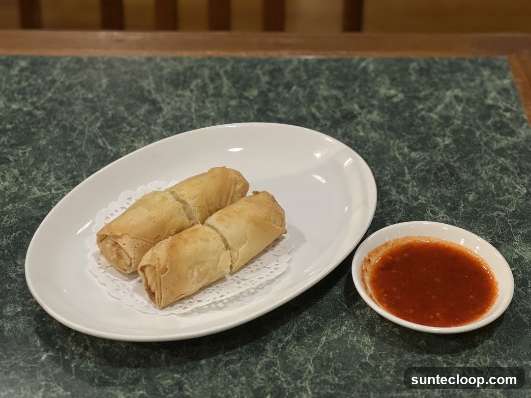 Spring Rolls with Dipping Sauce