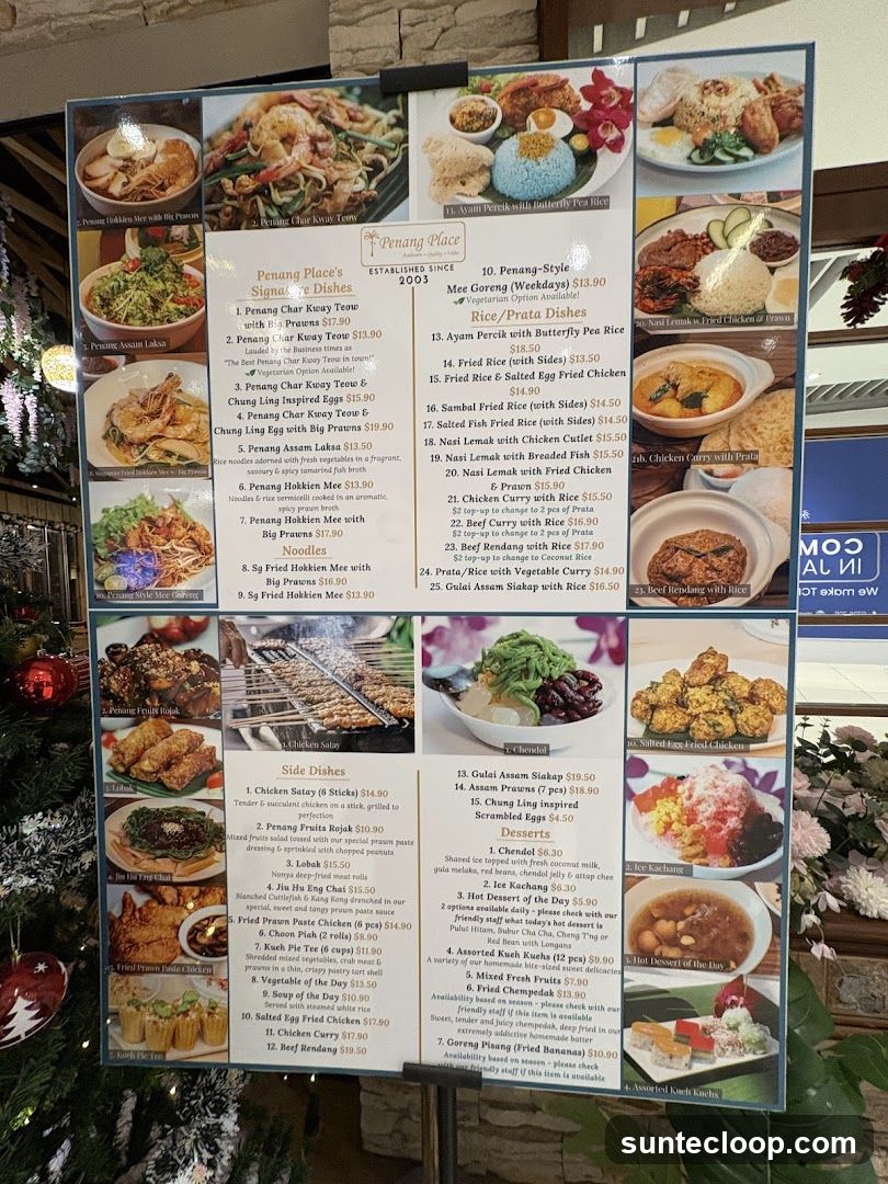 Penang Place Signature Dishes