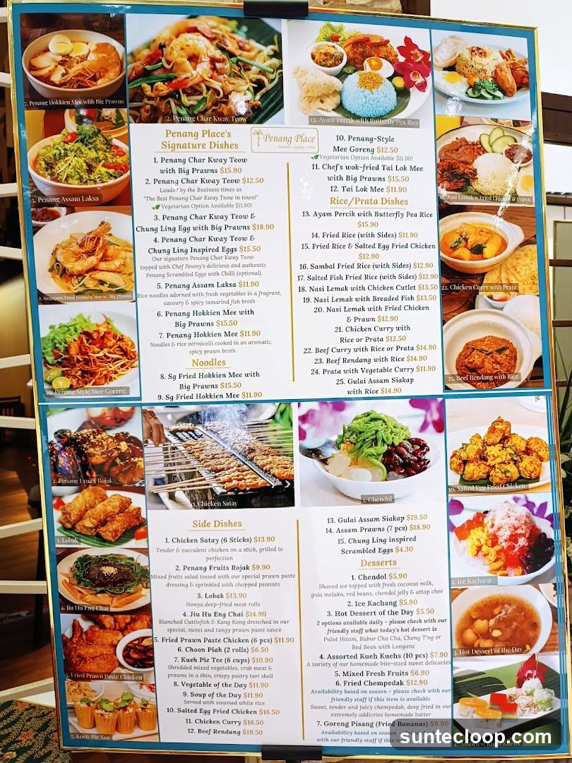 Penang Place Signature Dishes