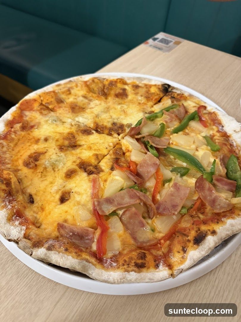 Half and Half Pizza