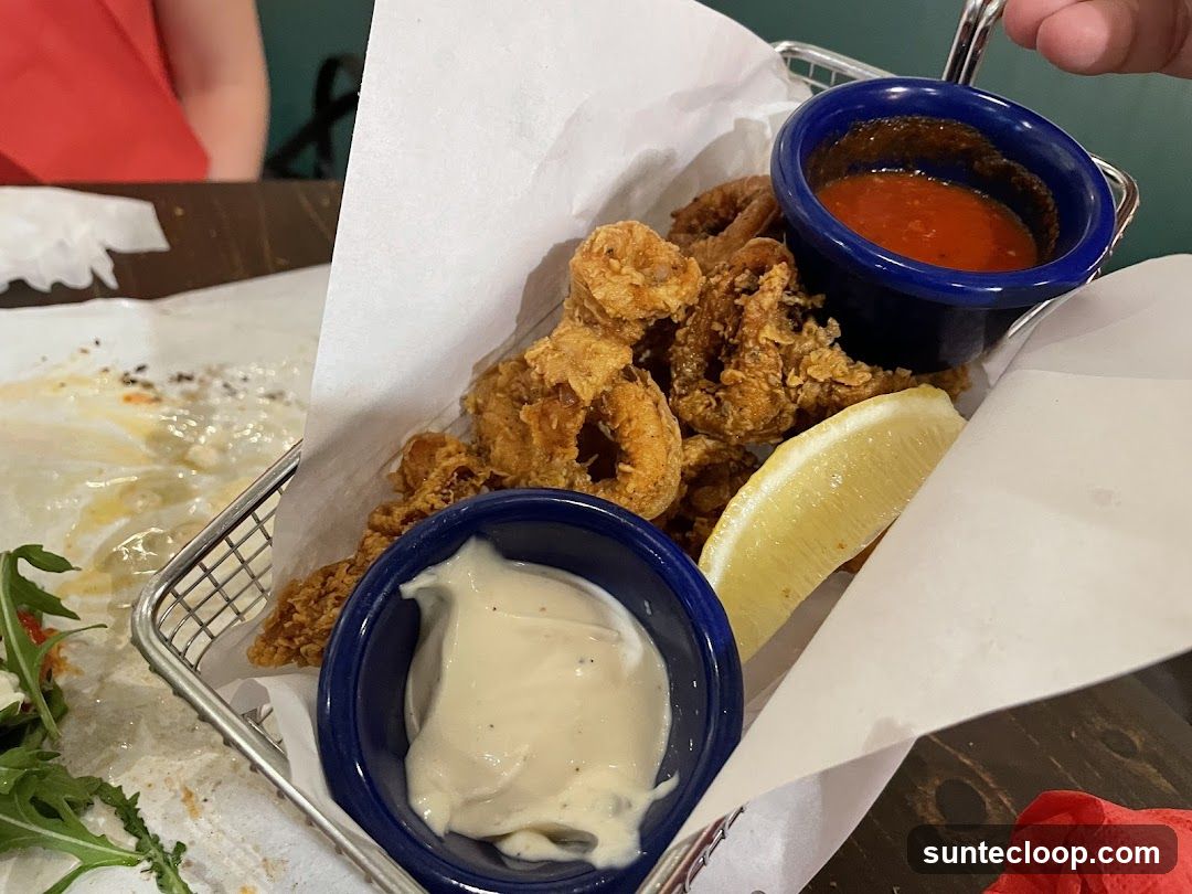 Fried Calamari with Dipping Sauces