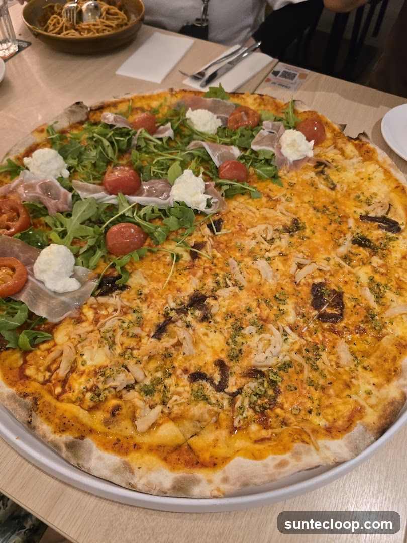 Half and Half Pizza