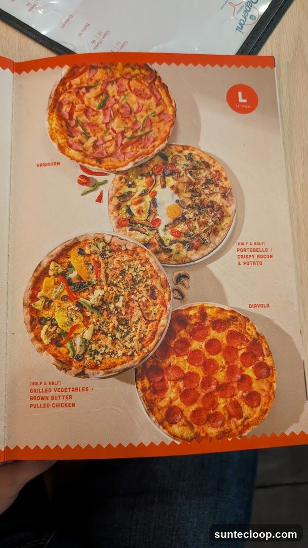 Pizza Menu