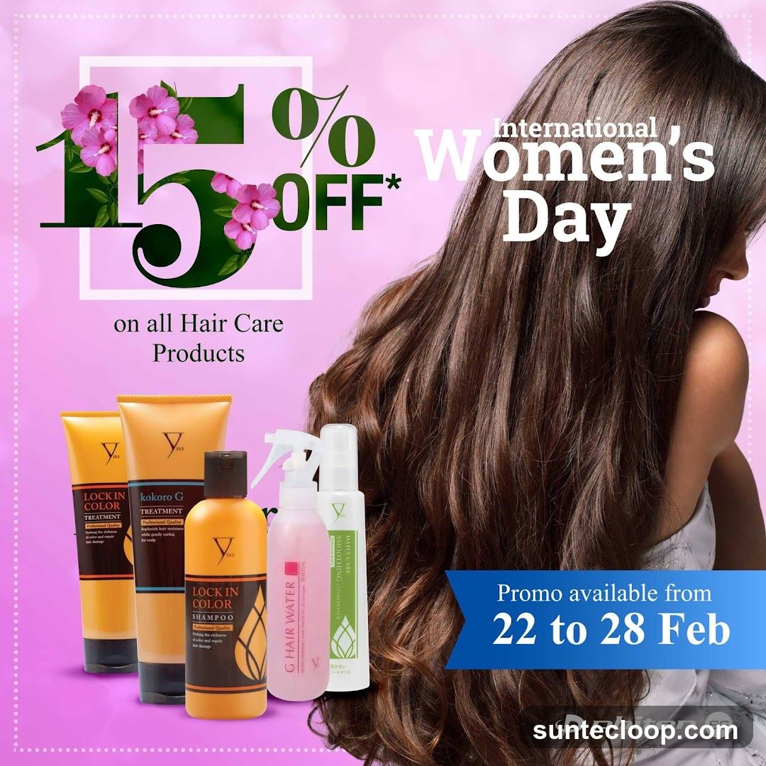 International Women's Day Hair Care Promotion