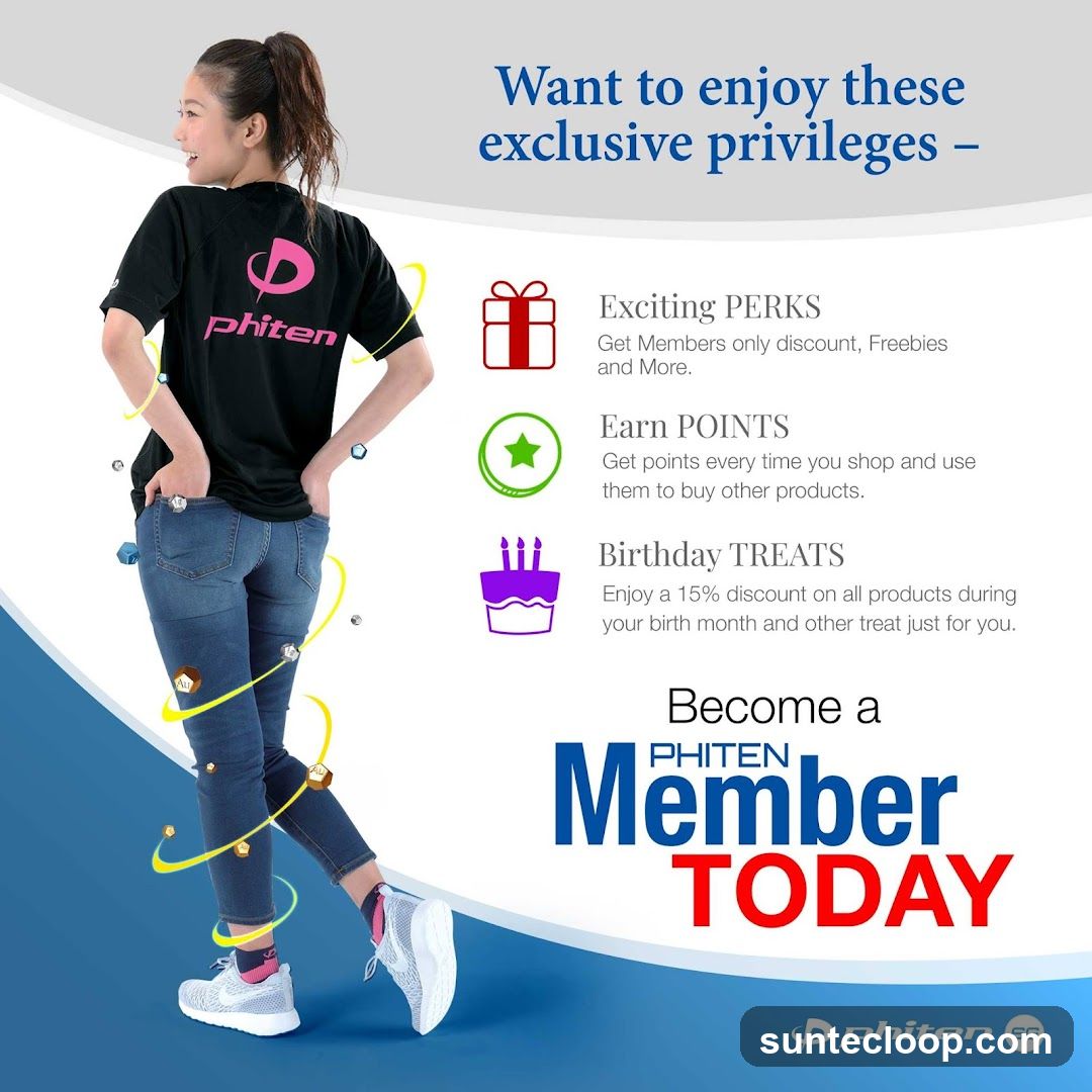 Phiten Membership Privileges