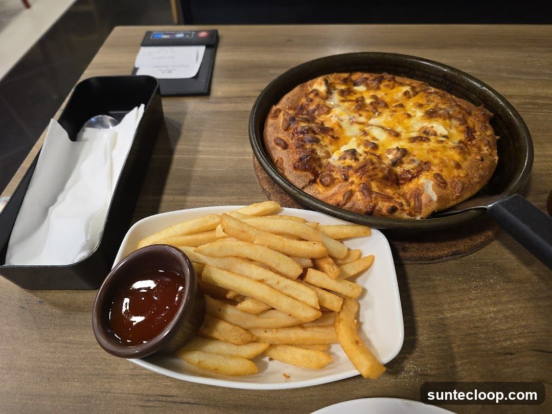Pizza and Fries