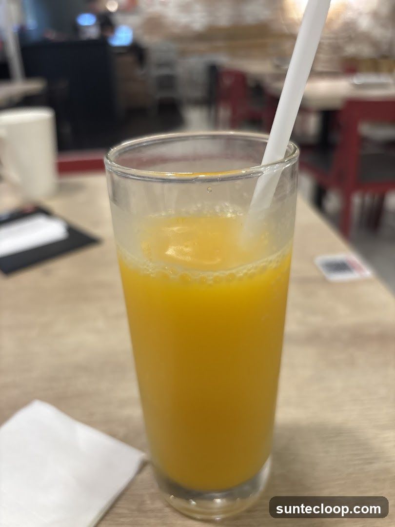 Orange Juice in a Glass
