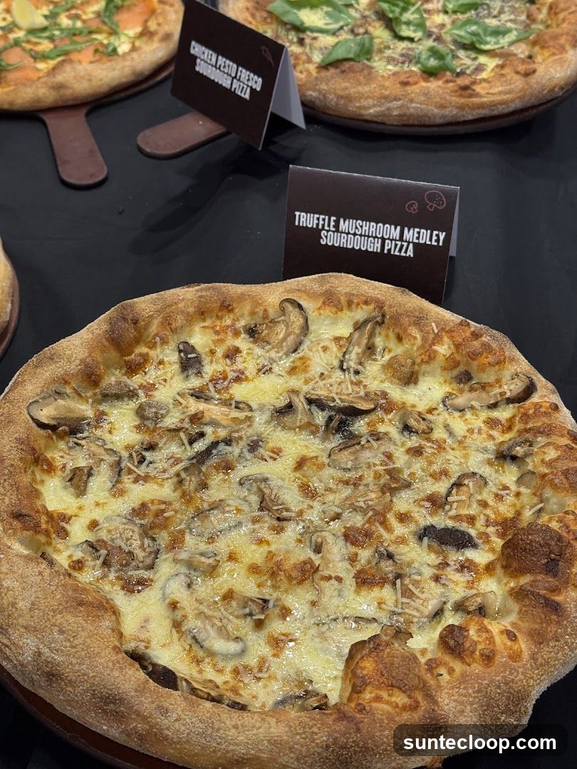 Truffle Mushroom Medley Sourdough Pizza