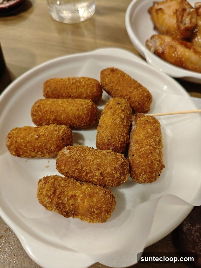 Croquettes and Chicken Wings