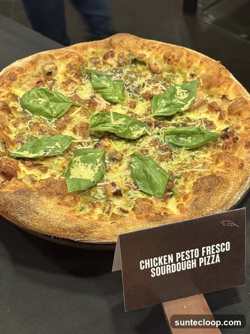 Chicken Pesto Fresco Sourdough Pizza