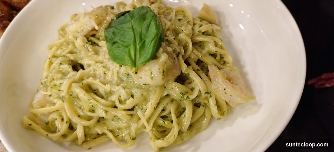 Shrimp Pesto Pasta