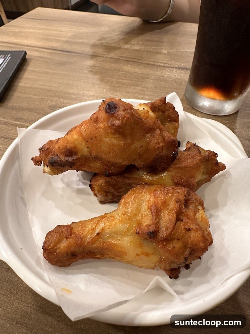 Chicken Wings and Drink