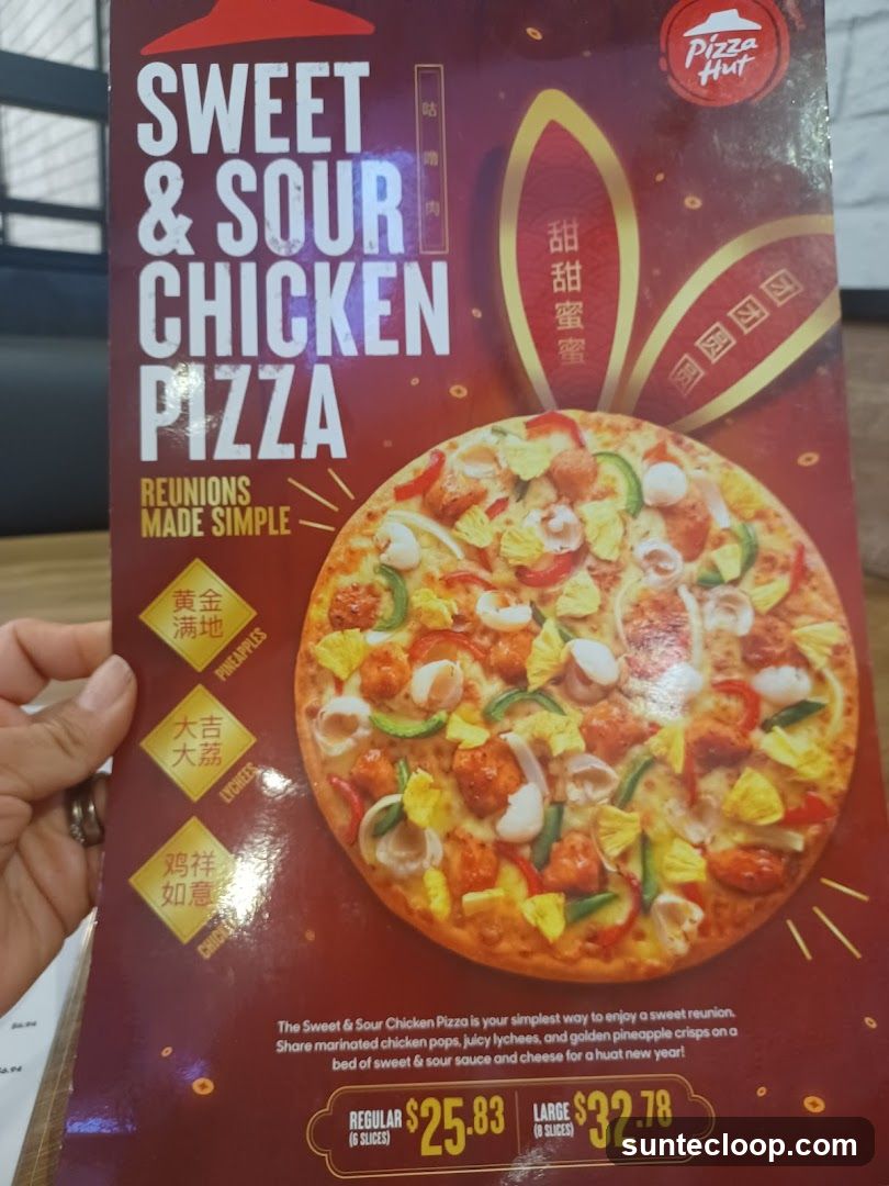 Sweet & Sour Chicken Pizza