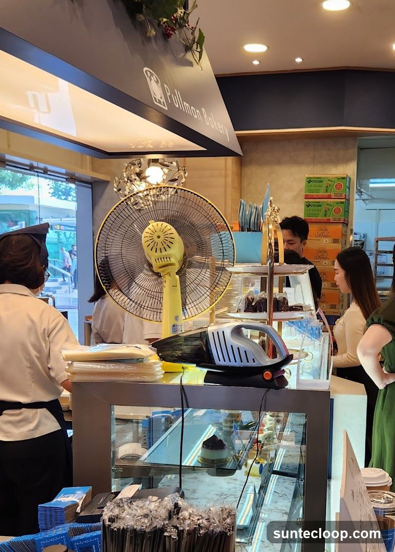 Bakery Counter with Display Cases