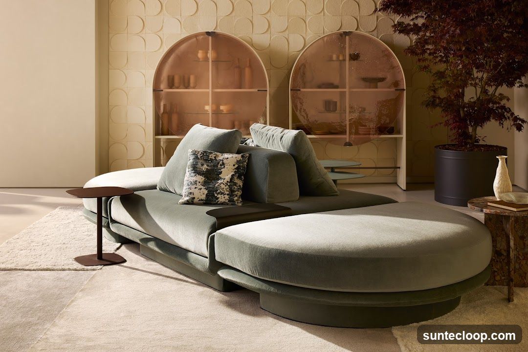 Modern Living Room Display