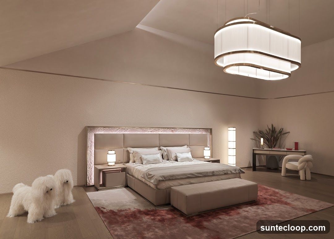 Luxurious Bedroom with Modern Furnishings