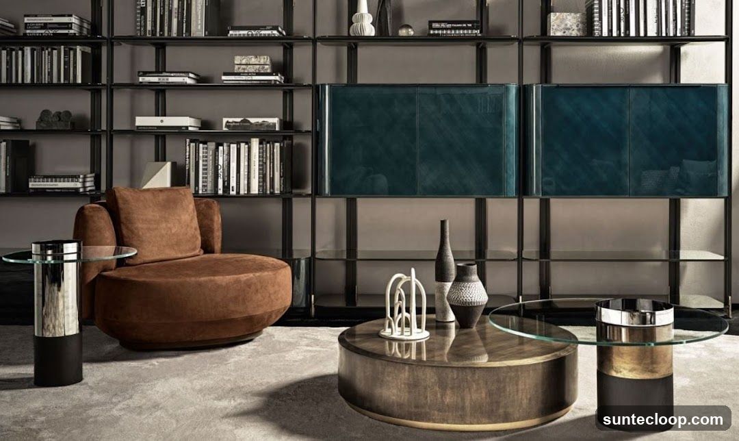 Modern Living Room Display