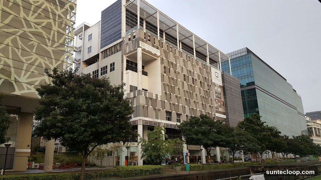 Modern Buildings with Trees