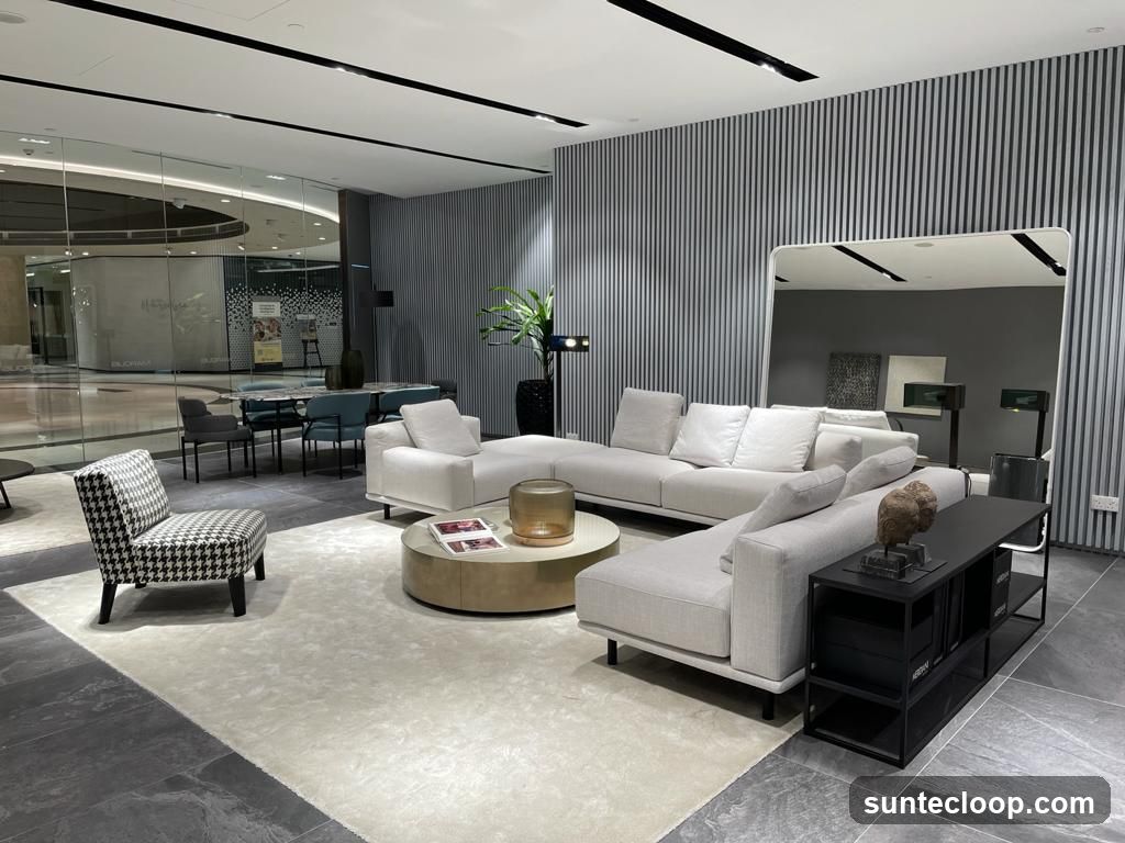 Modern Living Room Display