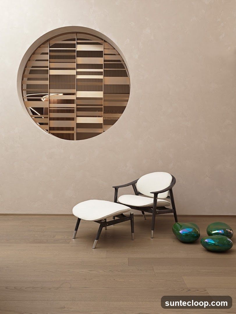Modern Living Room Display