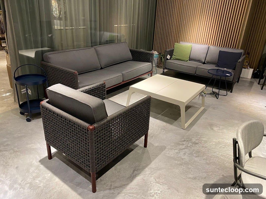 Living Room Furniture Display
