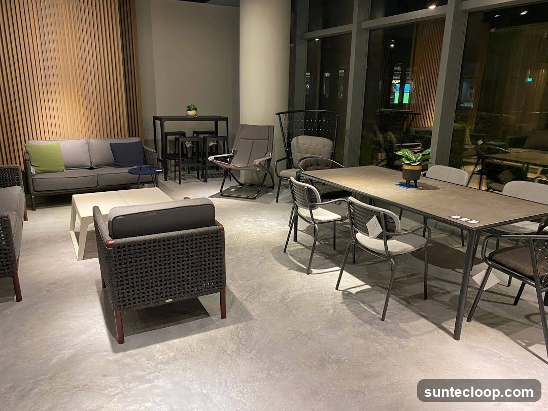 Outdoor Furniture Display