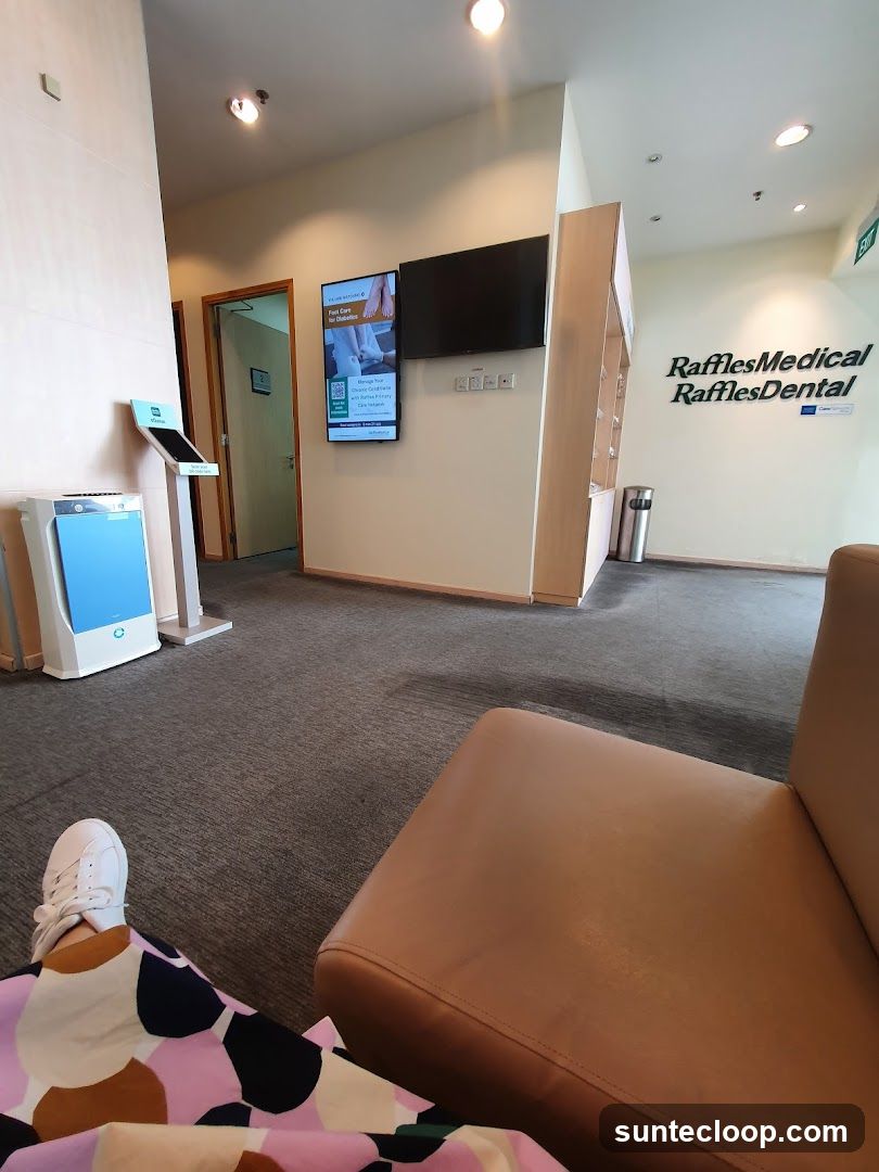 Raffles Medical Waiting Area