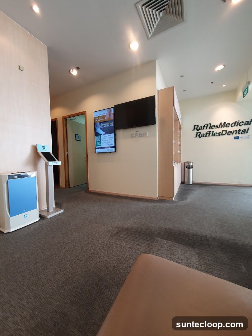 Raffles Medical Waiting Area