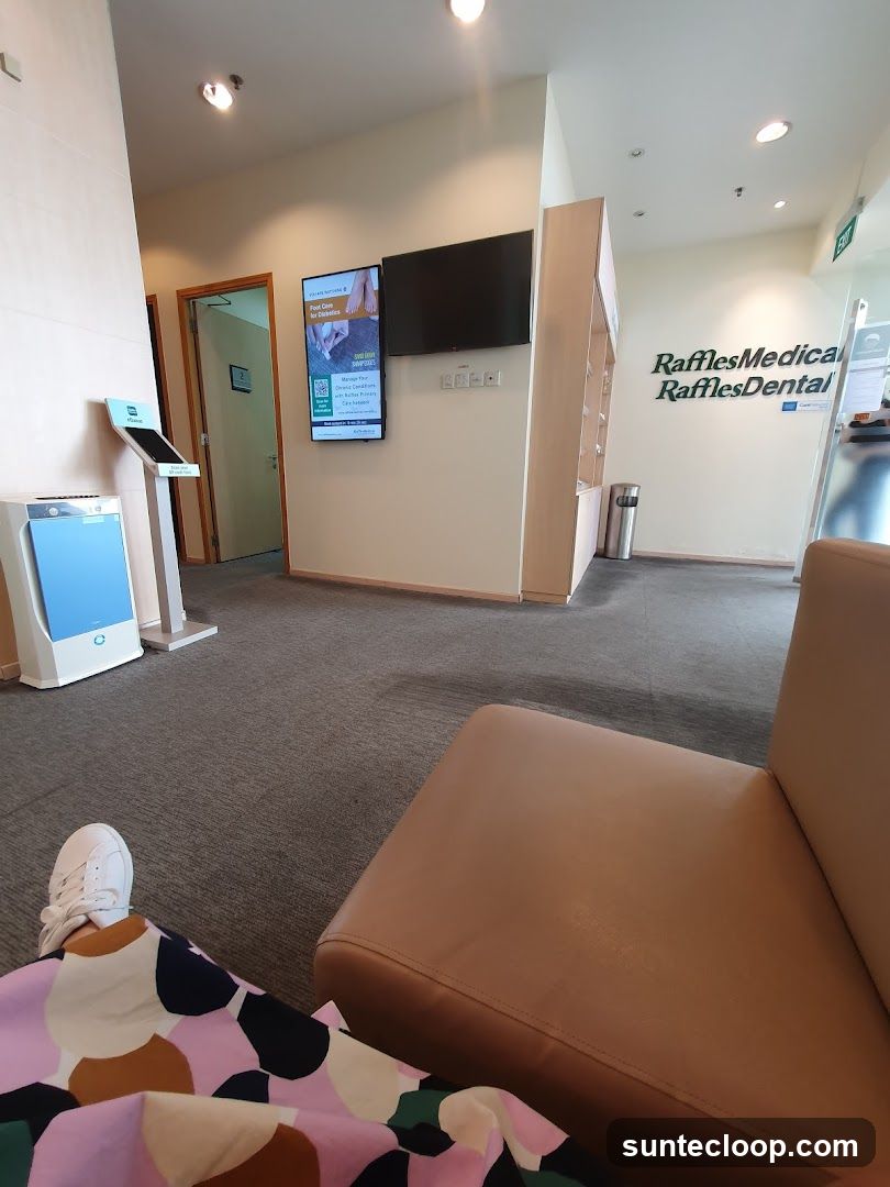 Raffles Medical Waiting Area