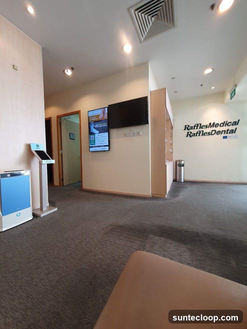 Raffles Medical Waiting Area