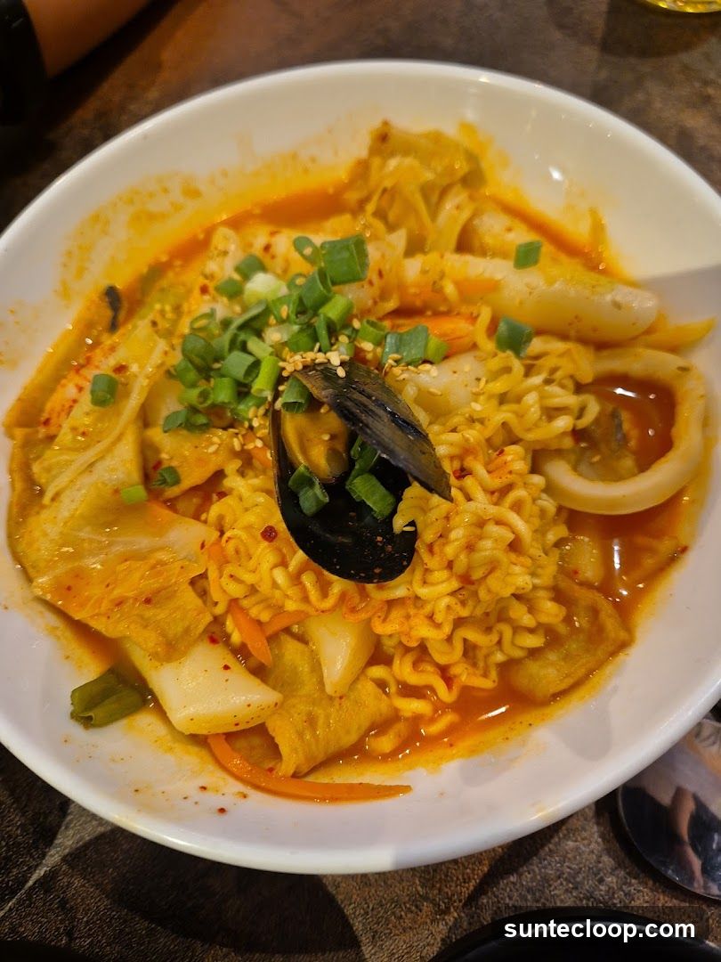 Spicy Seafood Noodle Soup