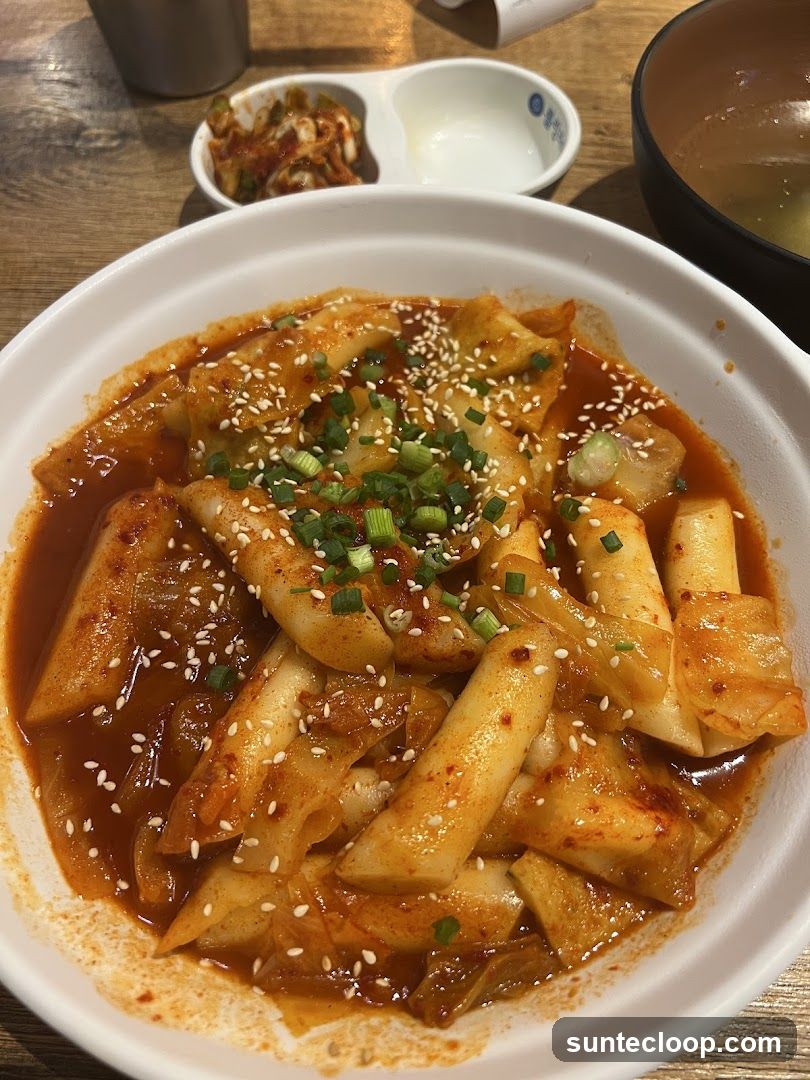 Tteokbokki with Kimchi
