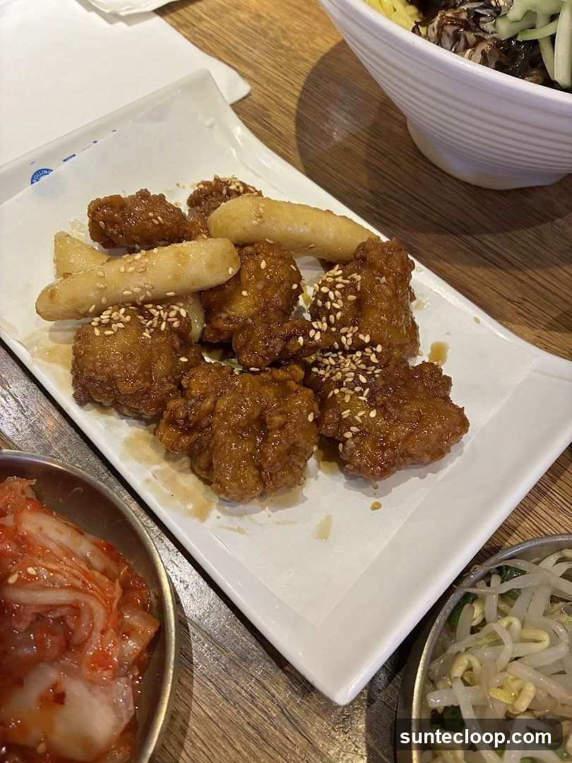 Korean Fried Chicken with Sides