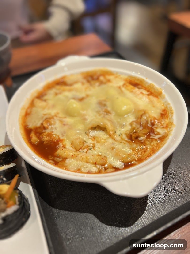 Tteokbokki with Cheese