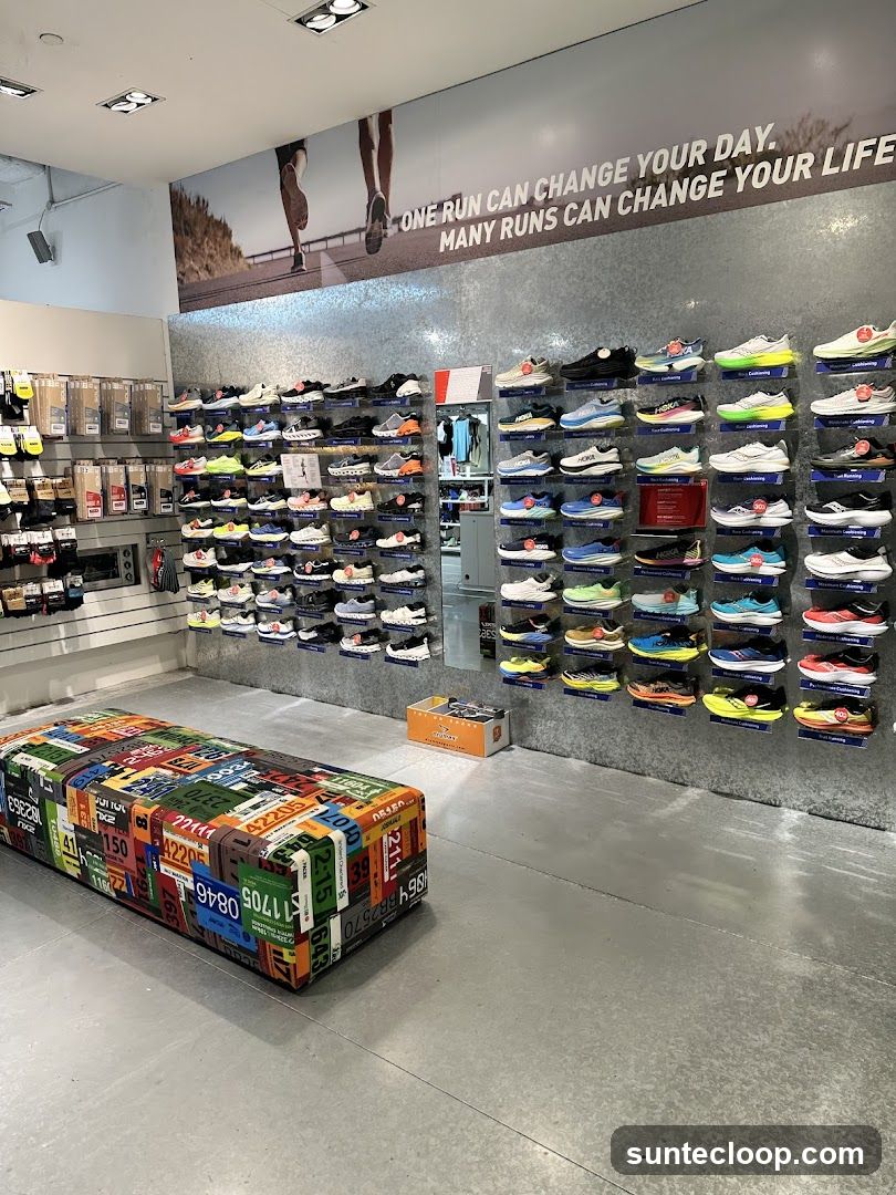 Running Shoe Store Interior
