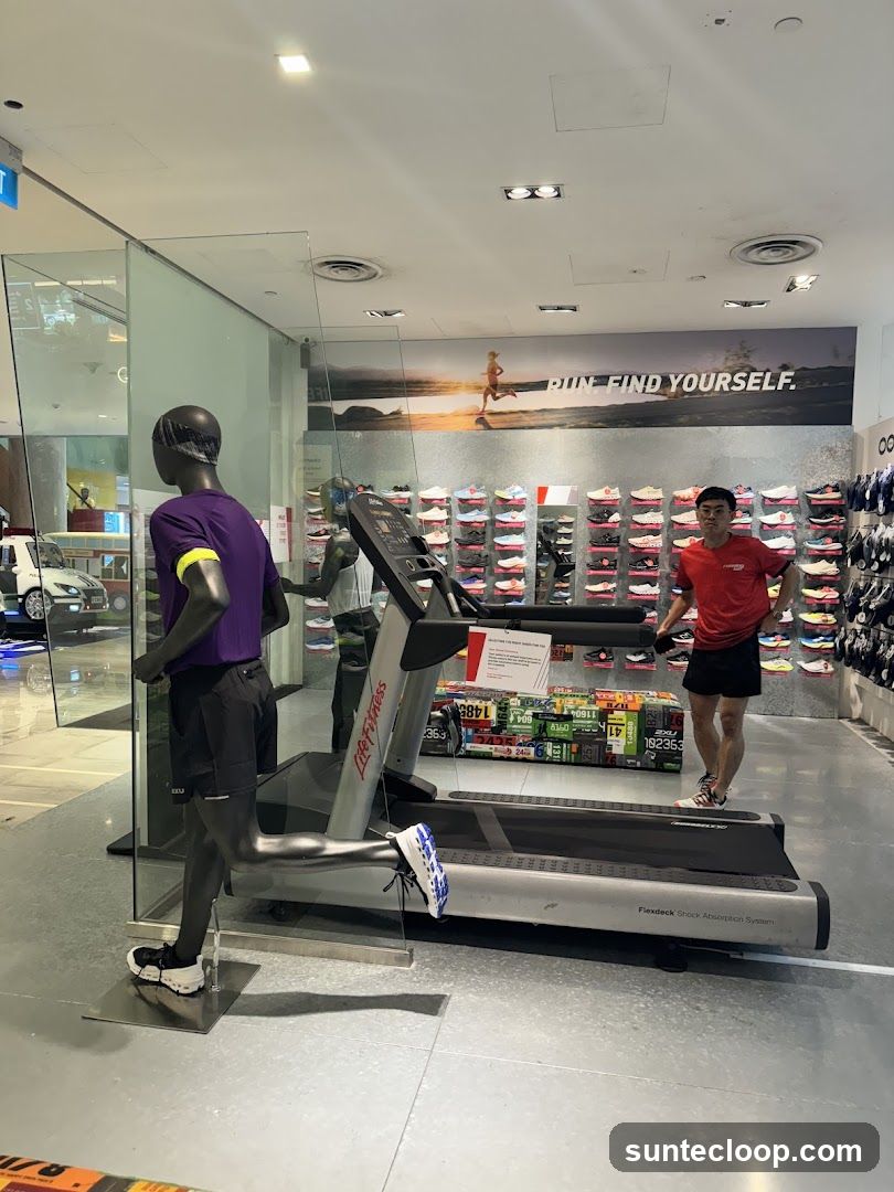 Running Store Display