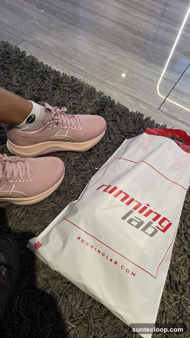 Running Lab Shopping Bag and Shoes