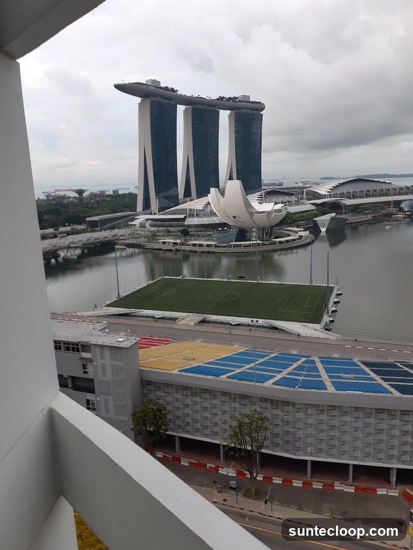 Marina Bay Sands and surrounding area
