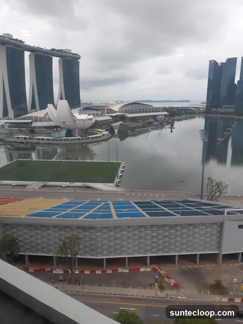 Marina Bay Sands and Singapore Skyline