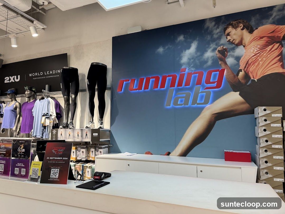 Running Lab Store Interior