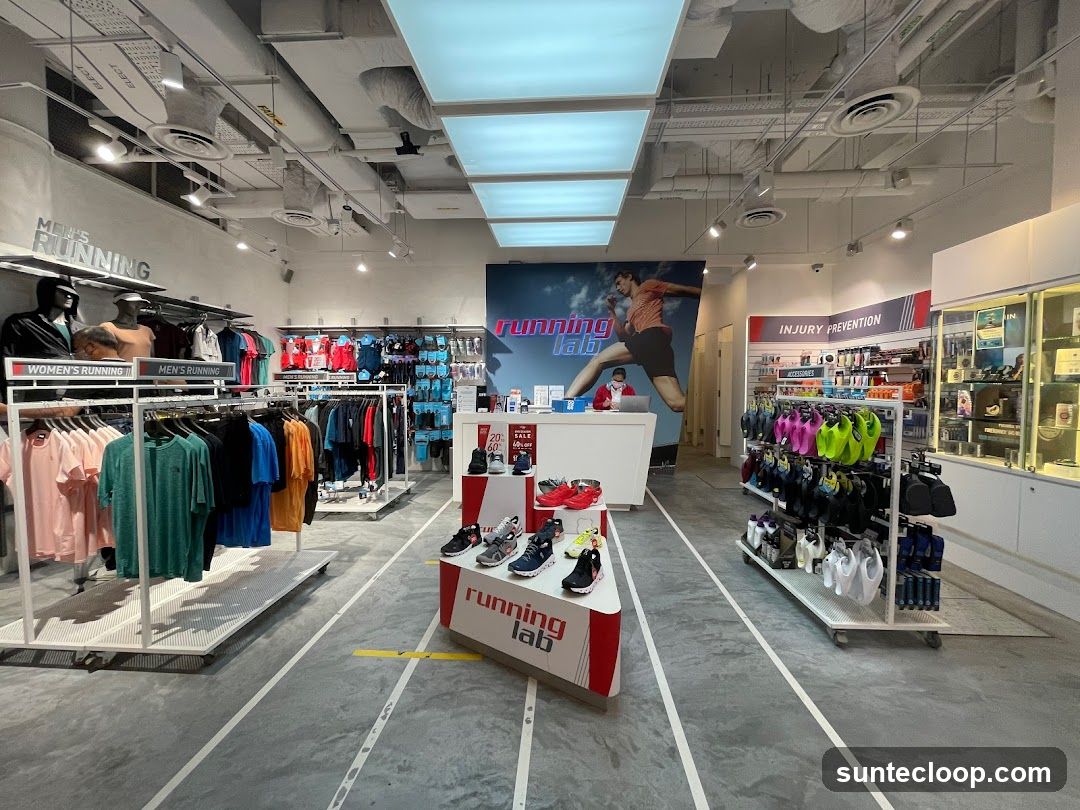 Running Lab Store Interior