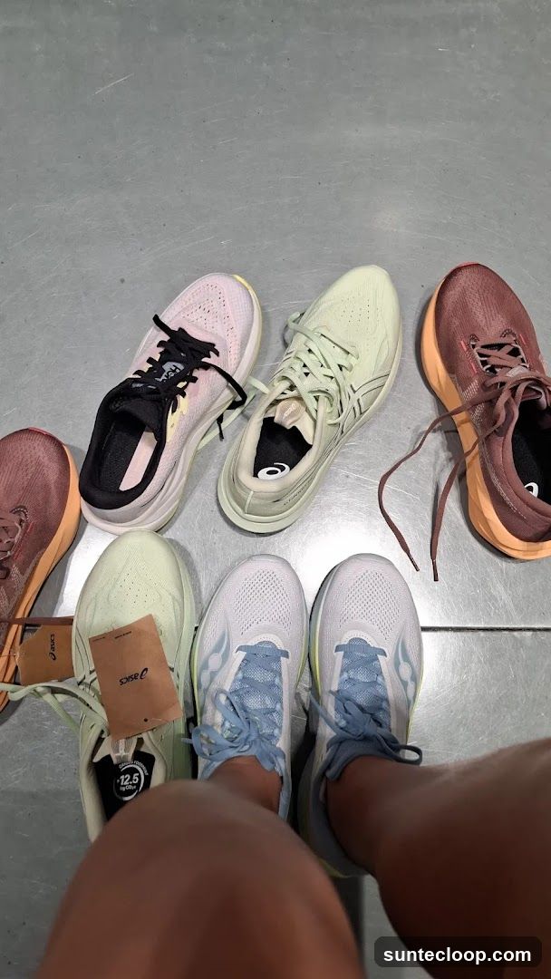 Assortment of Running Shoes